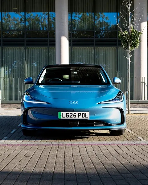 Blue Sedan 2018